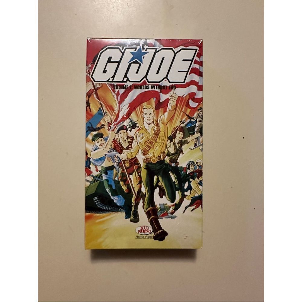 G.I. Joe Volume 1 Worlds Without End VHS Kid Rhino Home Video SEALED 1999